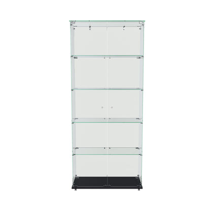Premium 5 Tier Glass Display Case With 5 Dynamic LED Modes