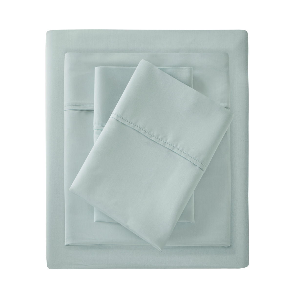 1500 Thread Count - Standard Blend Pillowcases (Set of 2) - Seafoam