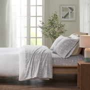 Cozy Flannel - King Printed Sheet Set - Bear