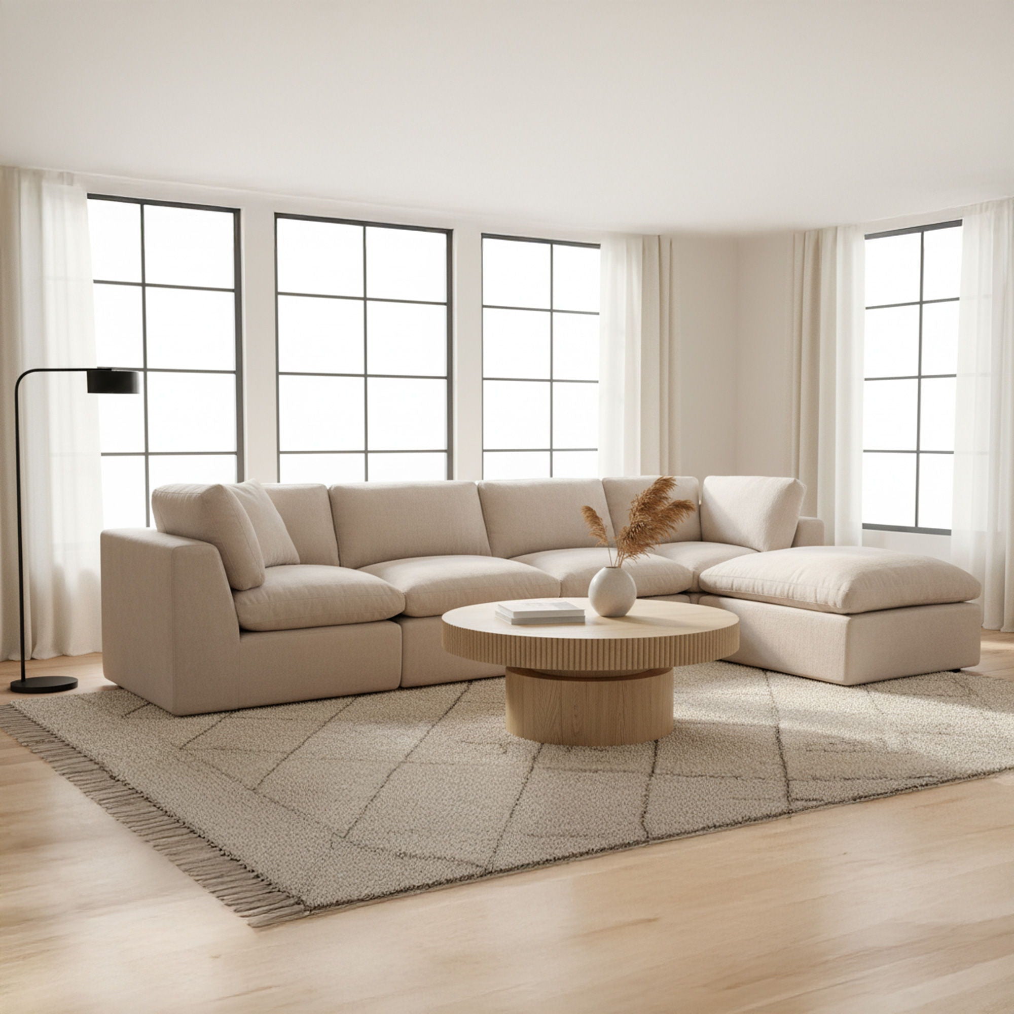 Cates - Nook Modular Sectional - Pebble