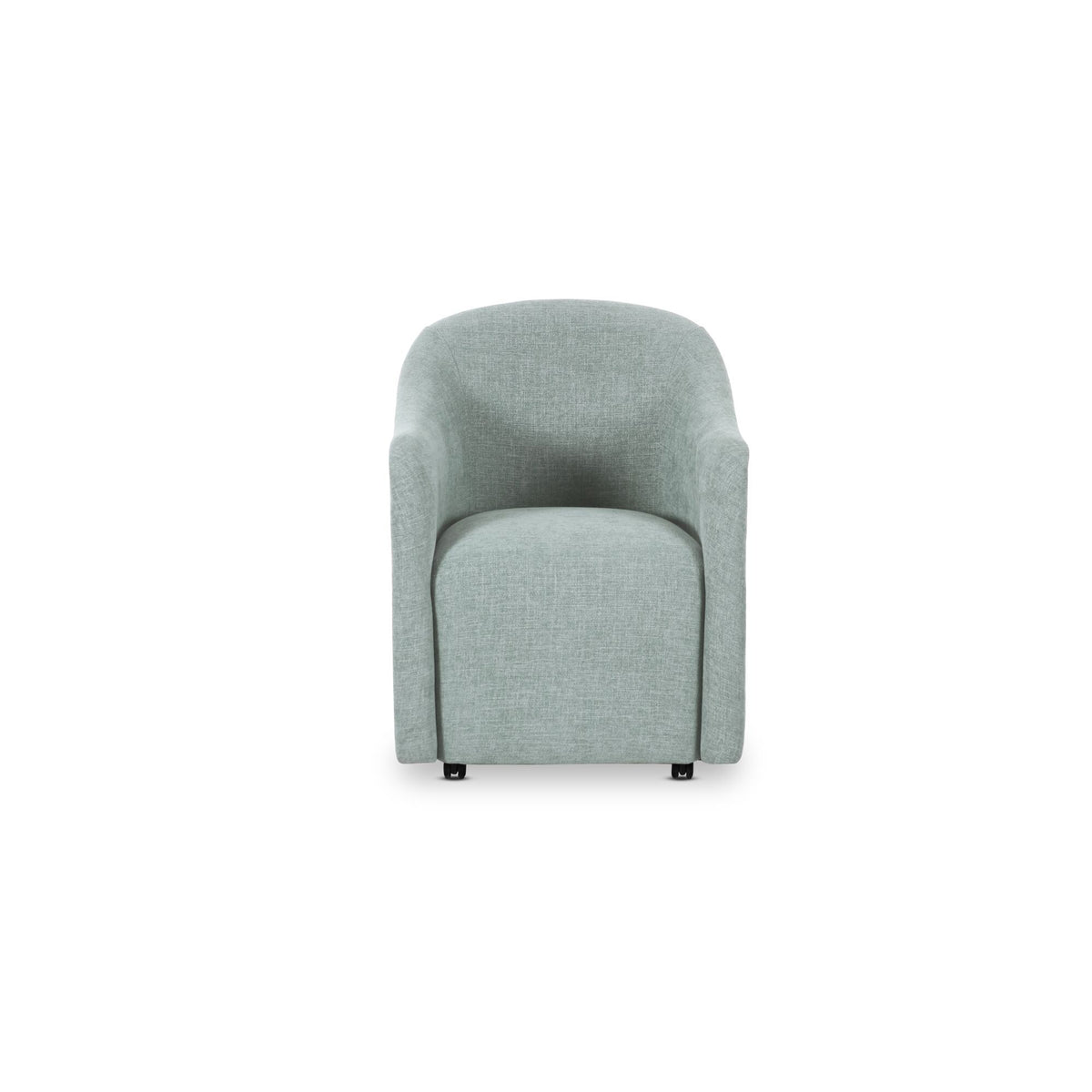 Drava - Rolling Dining Chair - Light Blue