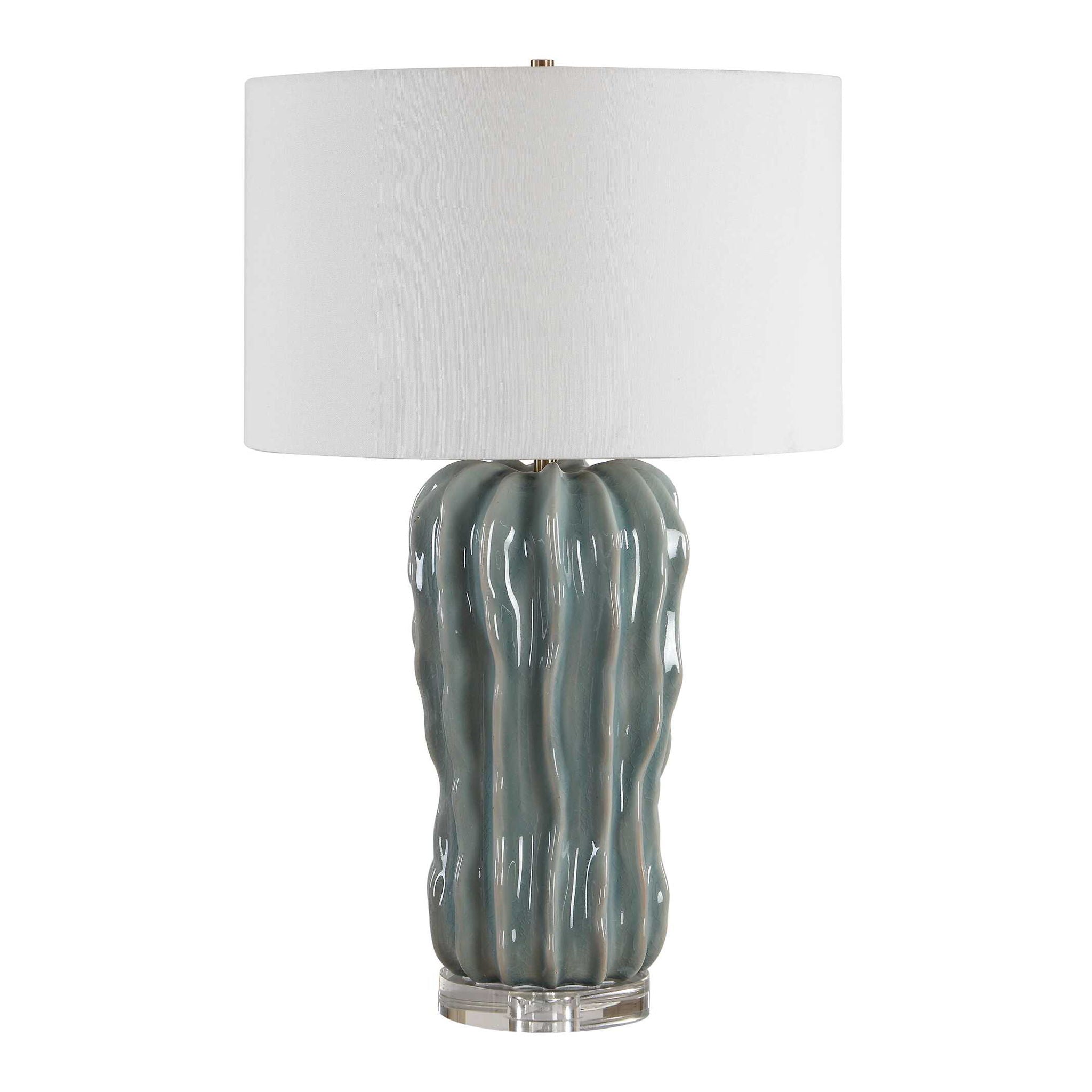 Niese - Glaze Table Lamp - Light Blue