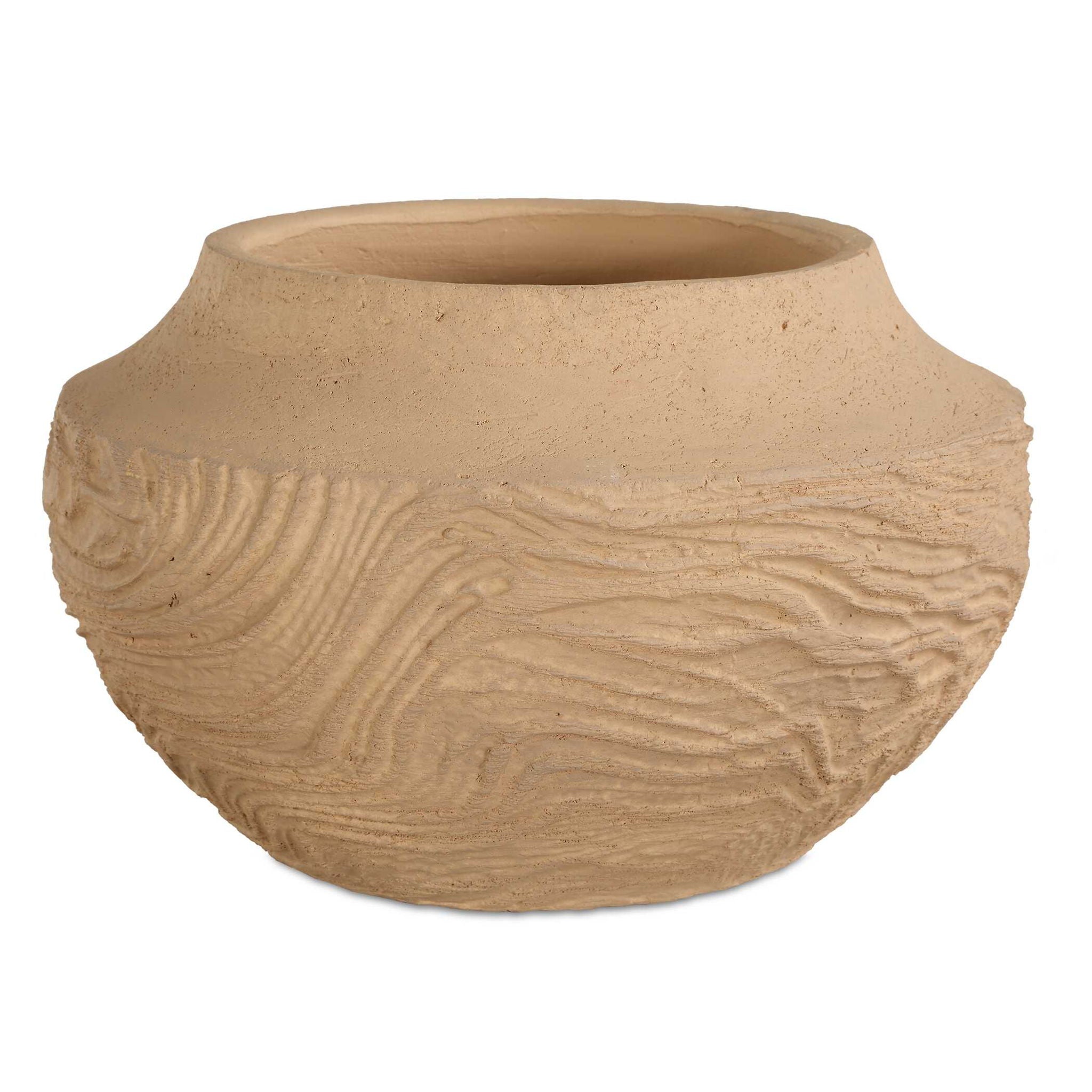 Sandstone Flow - Terracotta Vase