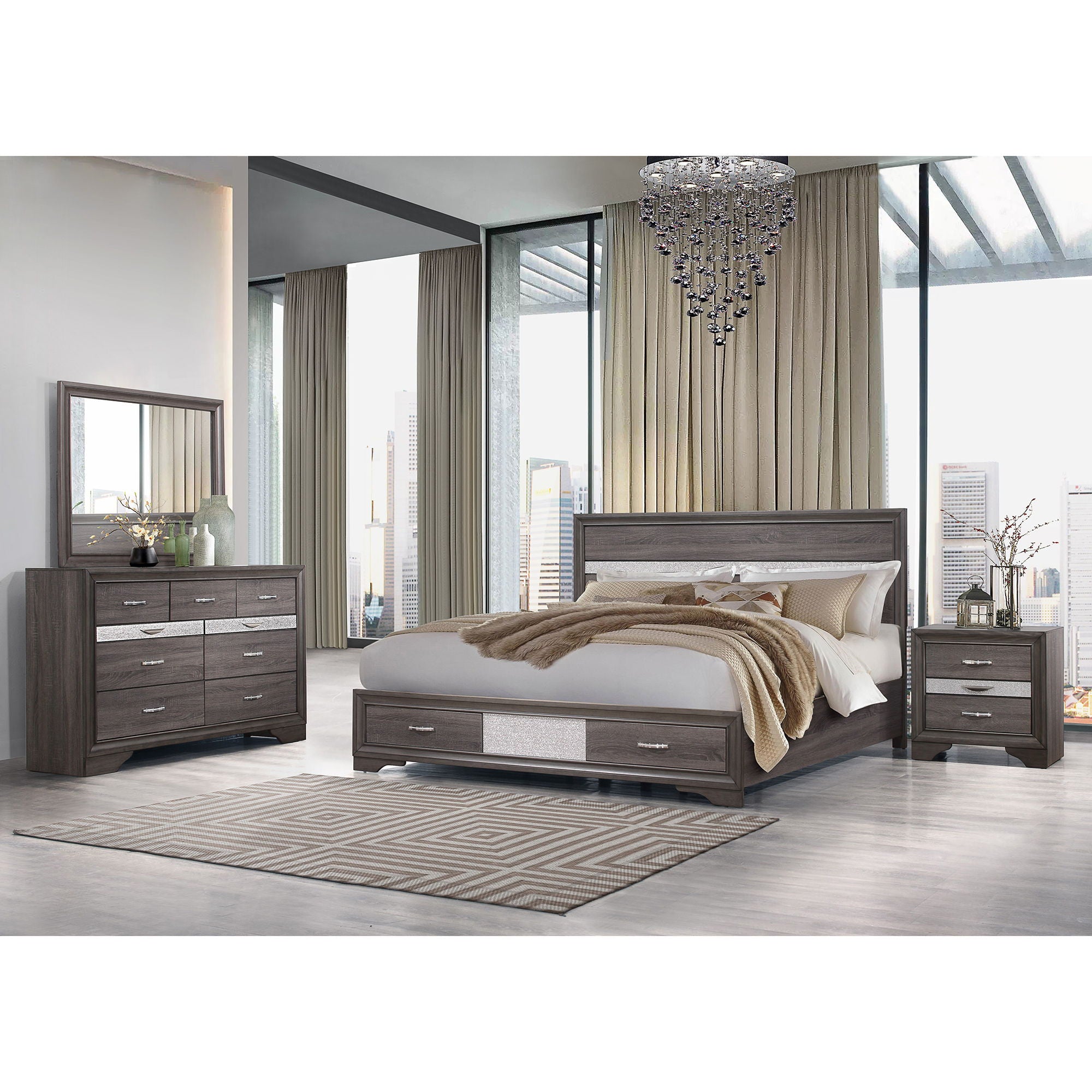 Ryder - Sparkle Dresser - Gray