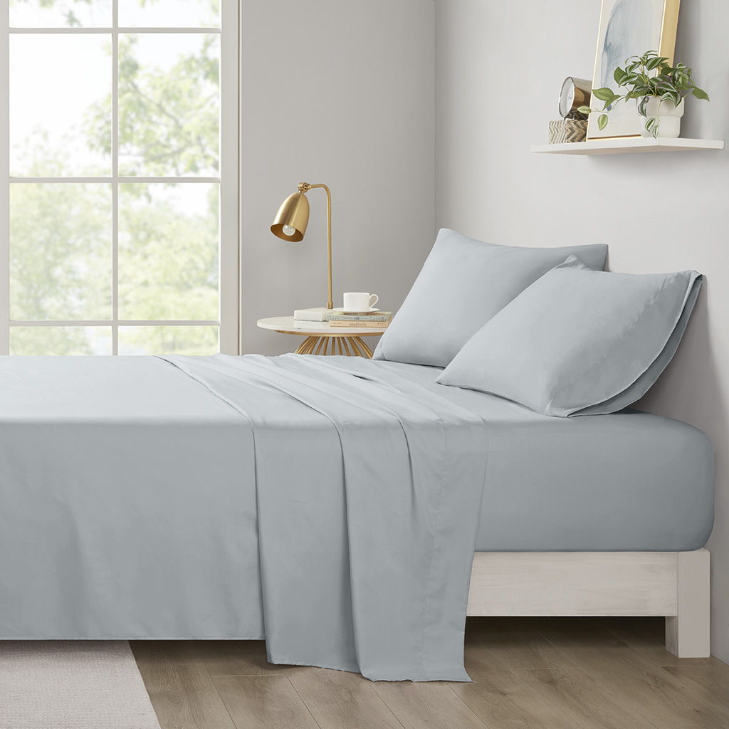 Microfiber - All Season Wrinkle Free Sheet Set - Gray