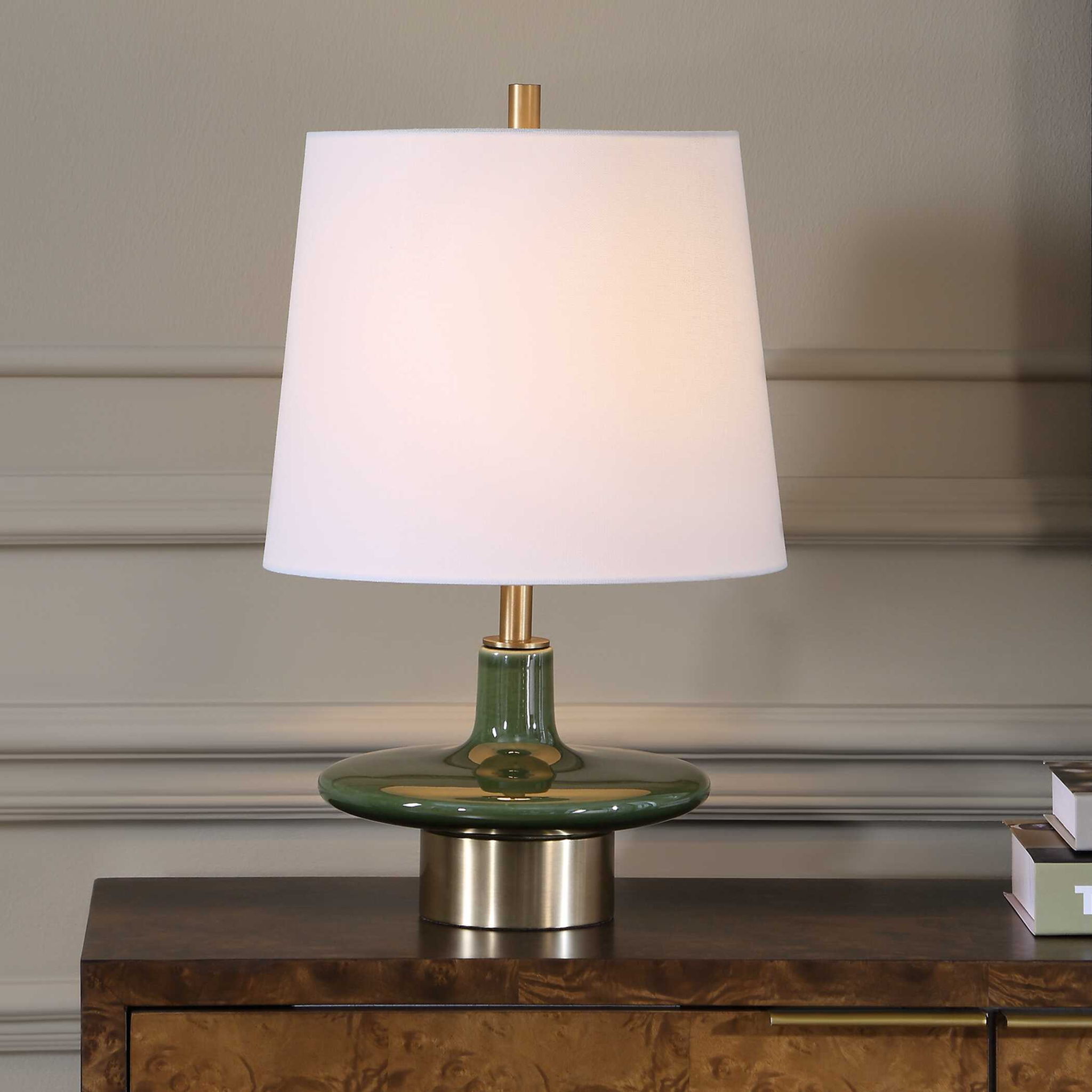 Sieler - Table Lamp - Glossy Green