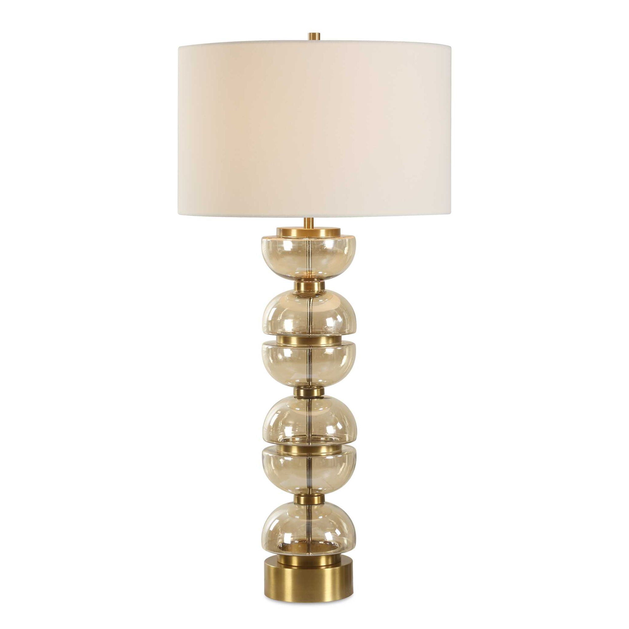 Assemble - Half-Sphere Table Lamp - Brass / Brown / Gold