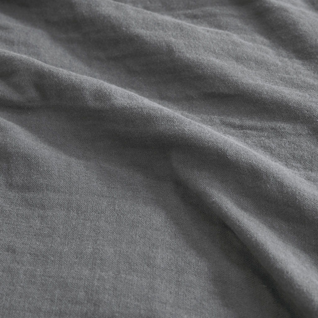 Gauze - Full Lightweight Blanket - Charcoal
