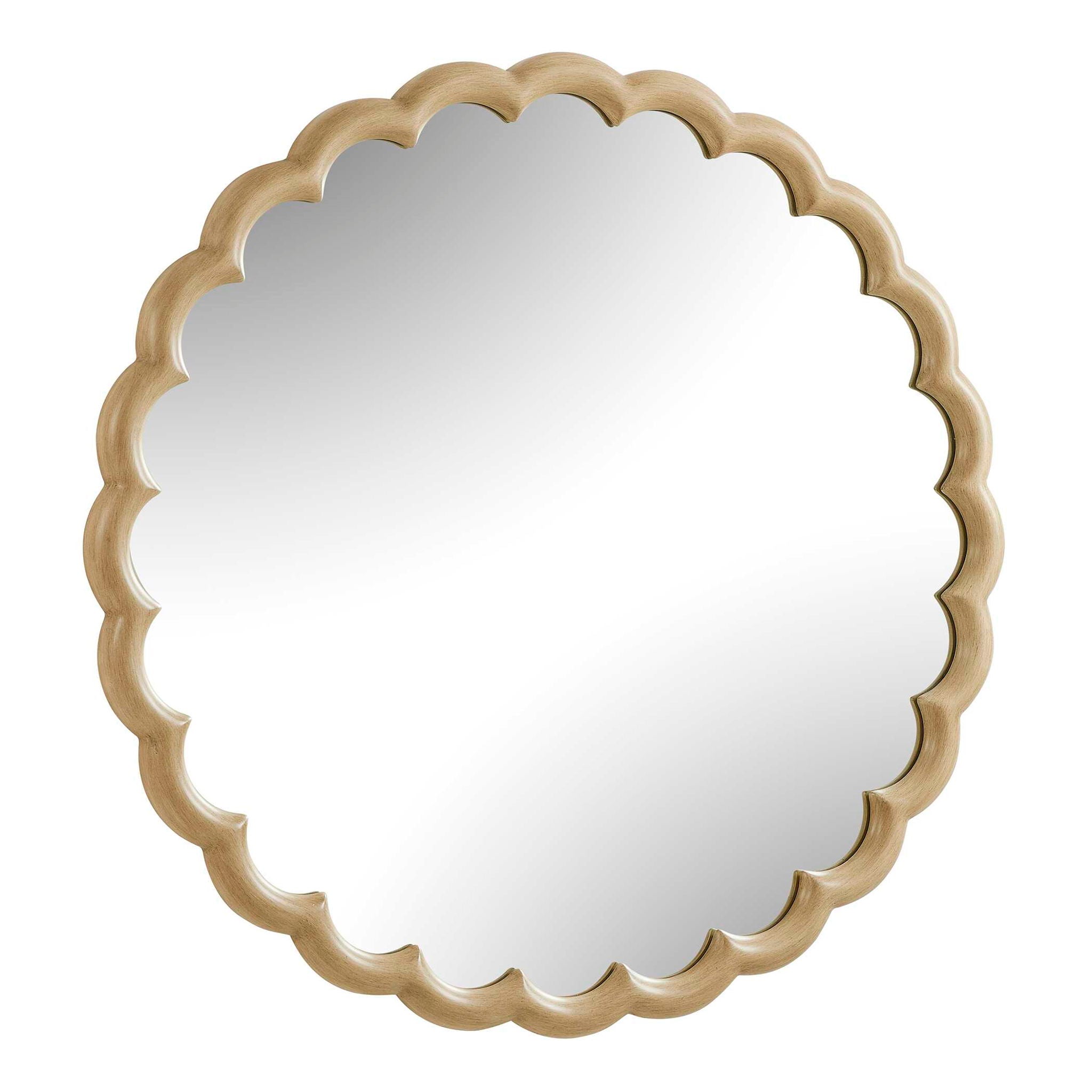 Cerrito - Round Mirror - Burnished Ivory