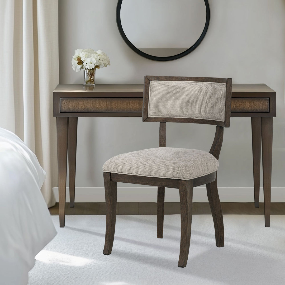 Marie - Dining Chair (Set of 2) - Beige / Brown