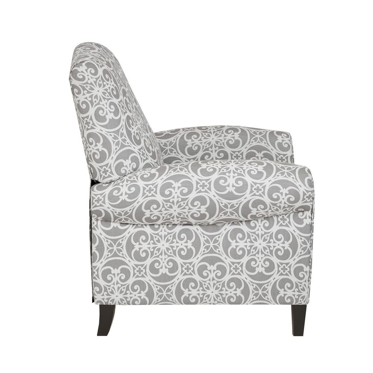 Kirby - Push Back Recliner - Gray