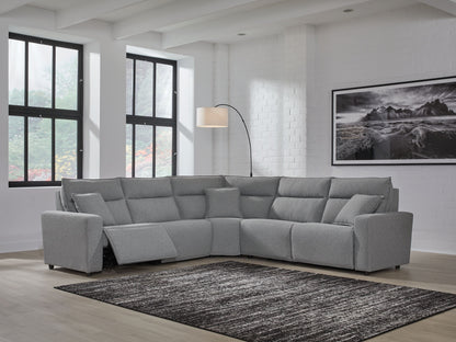 Modmax II - Reclining Sectional - Salt And Pepper