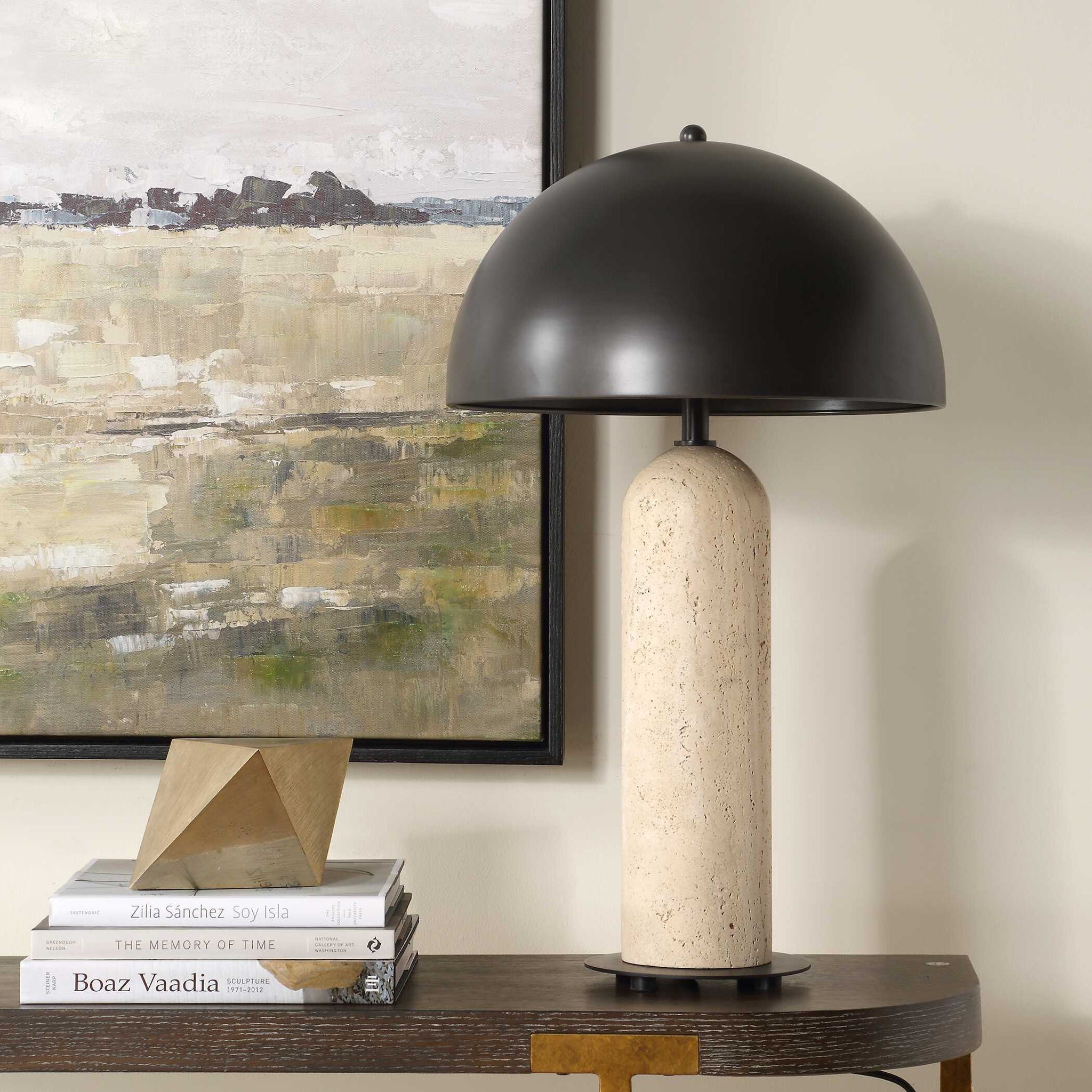 Tanaka - Indoor-Outdoor Table Lamp - Black / Beige
