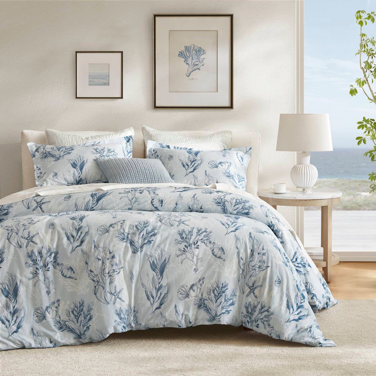 Fashion - King 100% Sateen Duvet Cover Set - Navy / Blue