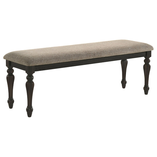 Kavita - Upholstered Dining Bench - Charcoal