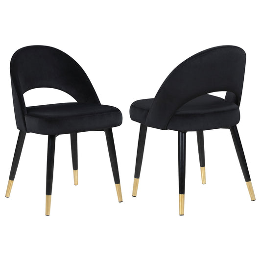 Arched Back Dining Chairs (Set of 2)