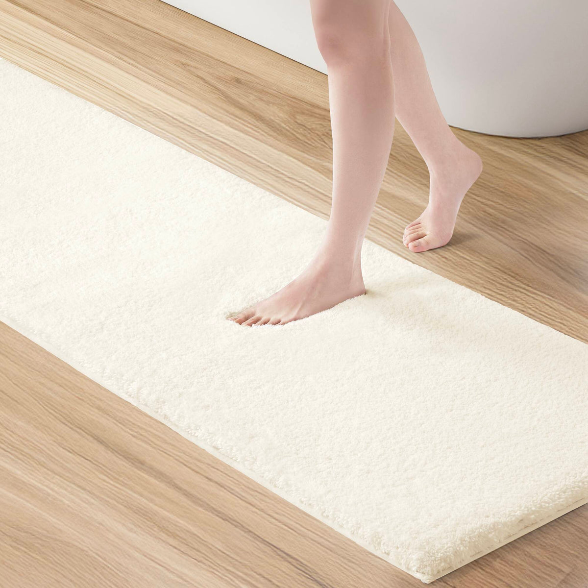 Marshmallow - 20" x 30" Bath Rug - Ivory