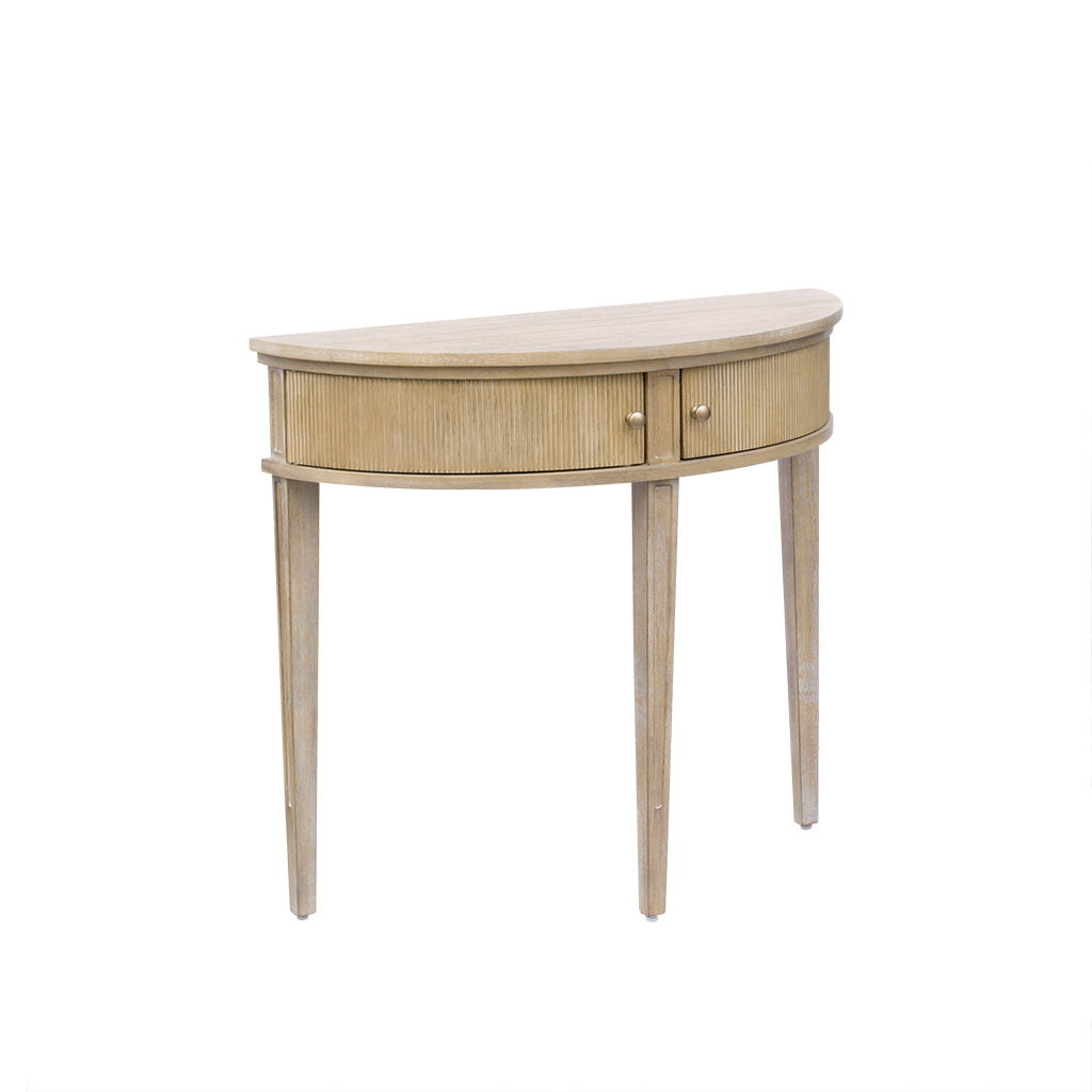 Crestview - Storage Console Table - Reclaimed Wheat