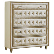 Williams - 5 Drawer Bedroom Chest - Camel