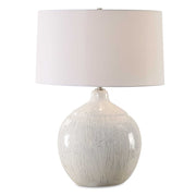 Dribble - White Glaze Table Lamp