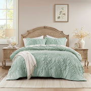 Elise - Twin Comforter Set - Sage