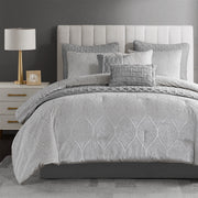 Nocturne - King Comforter Set - Gray