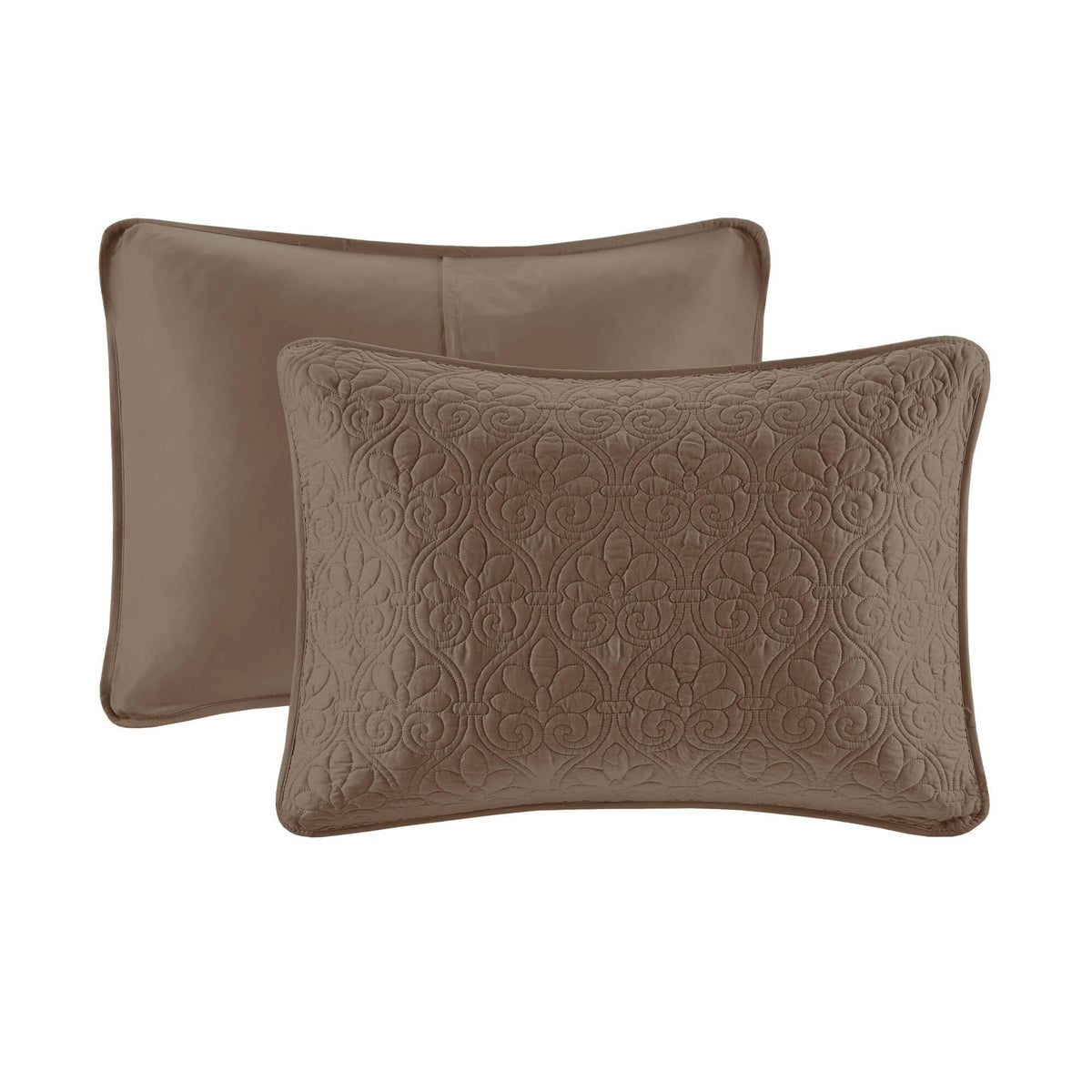 Quebec - King Reversible Bedspread Set - Mocha