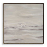 Trance - Hand Painted Abstract Art - Brown / Gray / White / Woodtone