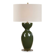 Curhan - Glaze Table Lamp - Green