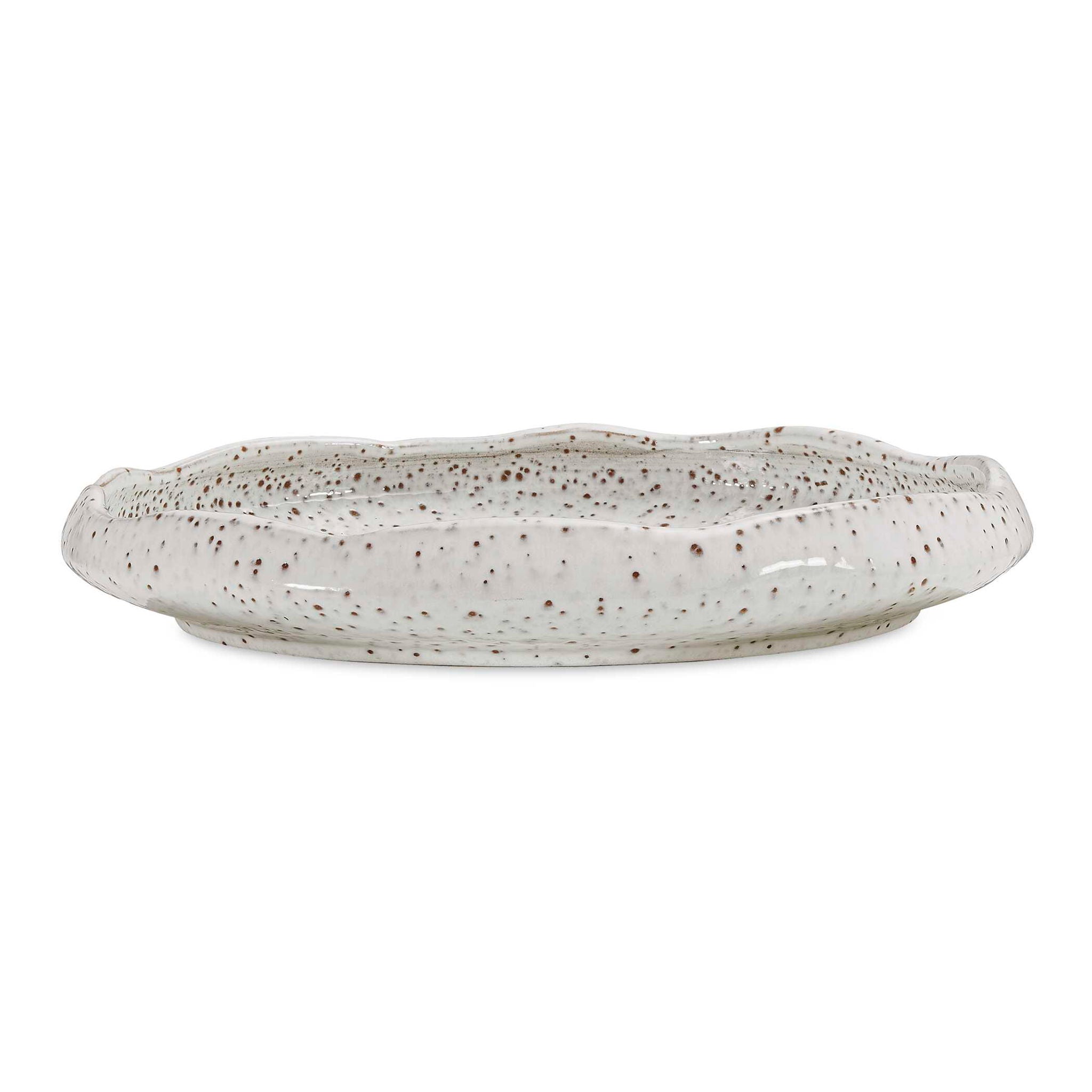 Stardust Ripple - Indoor-Outdoor Bowl - White
