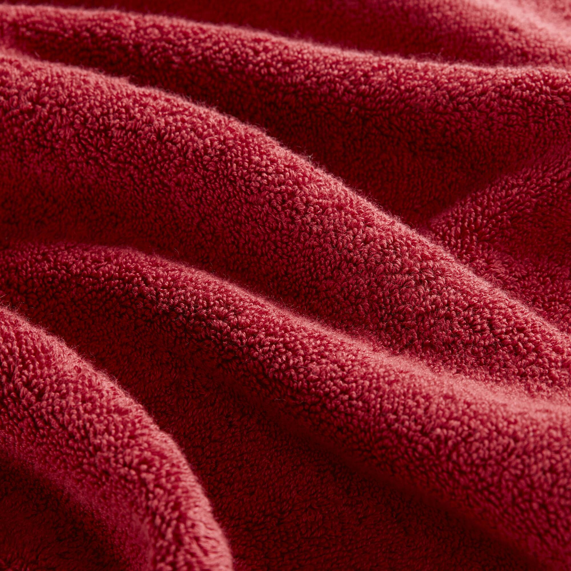 800GSM - Ultra-Soft Absorbent 8 Piece Towel Set - Bright Red