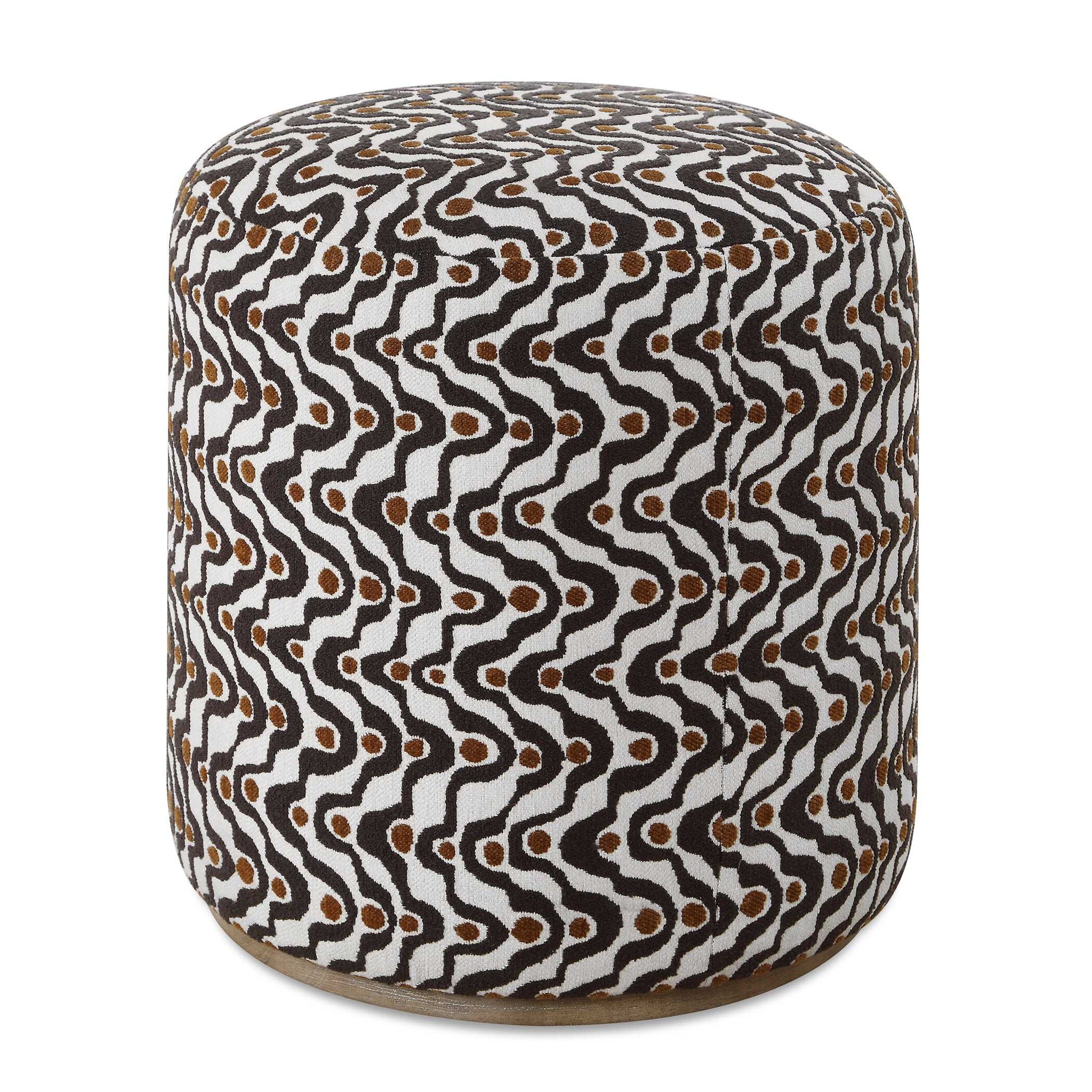 Cas - Plush Ottoman - Espresso