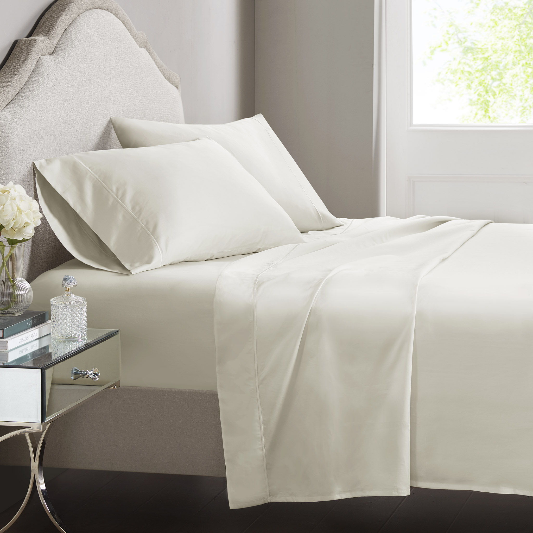 Luxury Egyptian - King Pillowcases - Ivory