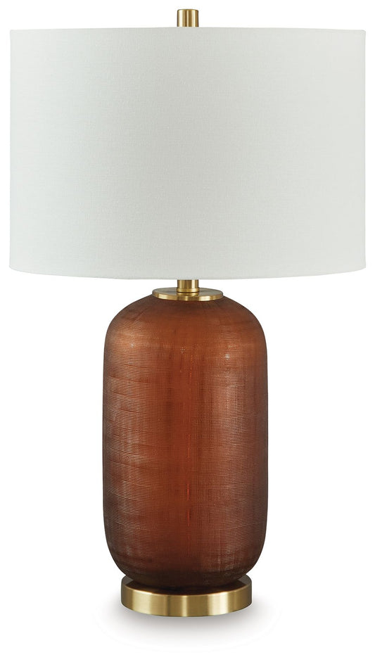 Farberman - Glass Table Lamp - Amber