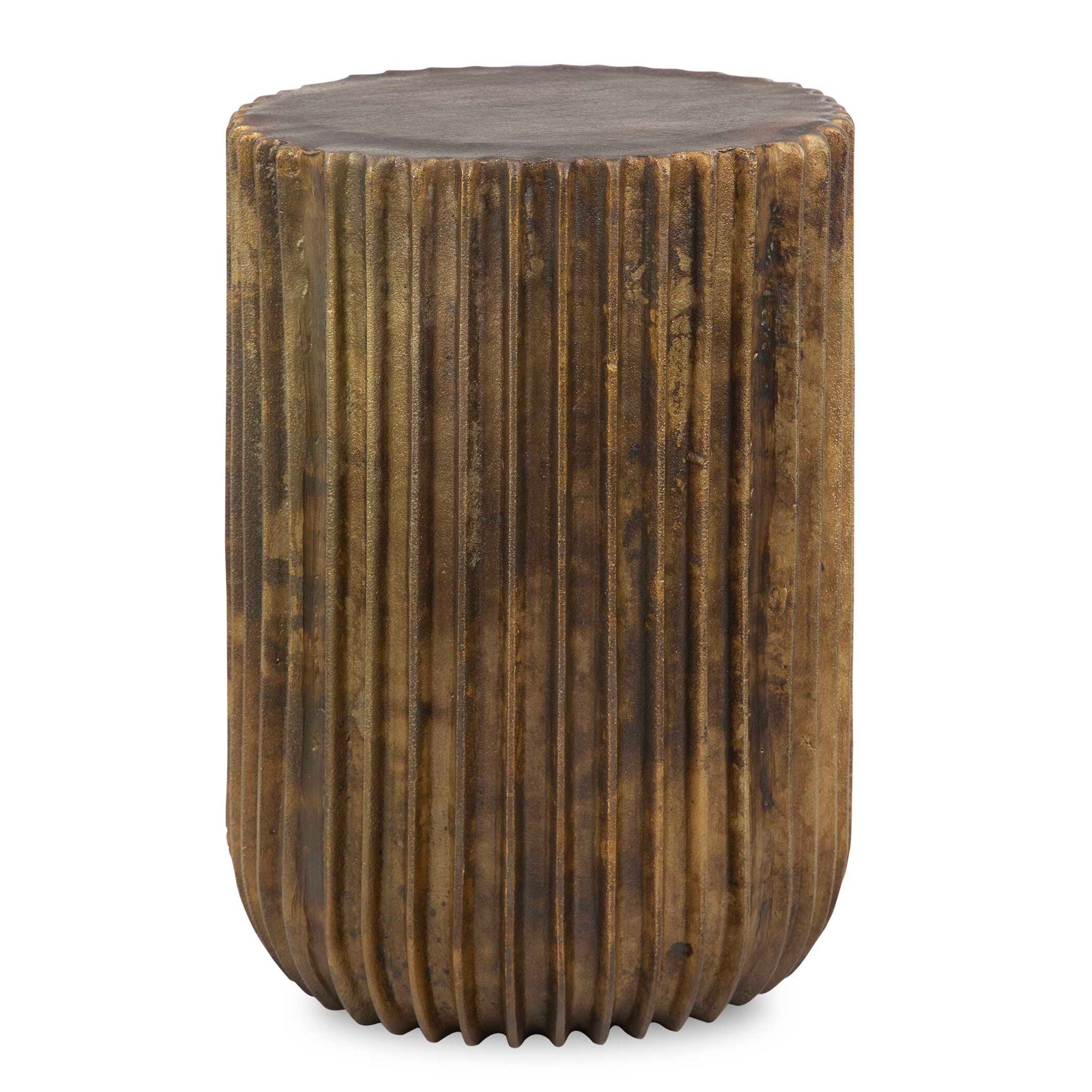 Peaks And Valleys - Accent Table - Gold