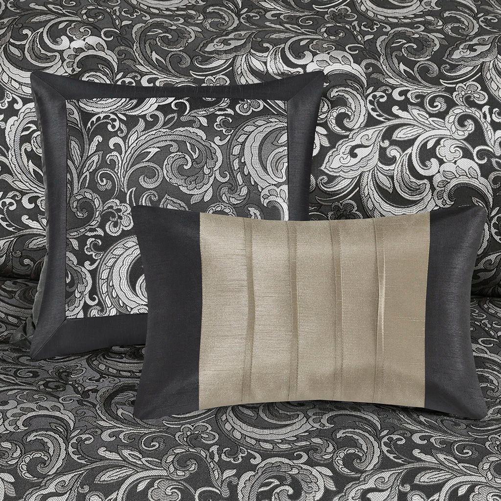 Brystol - 24 Piece Queen Room in a Bag - Black