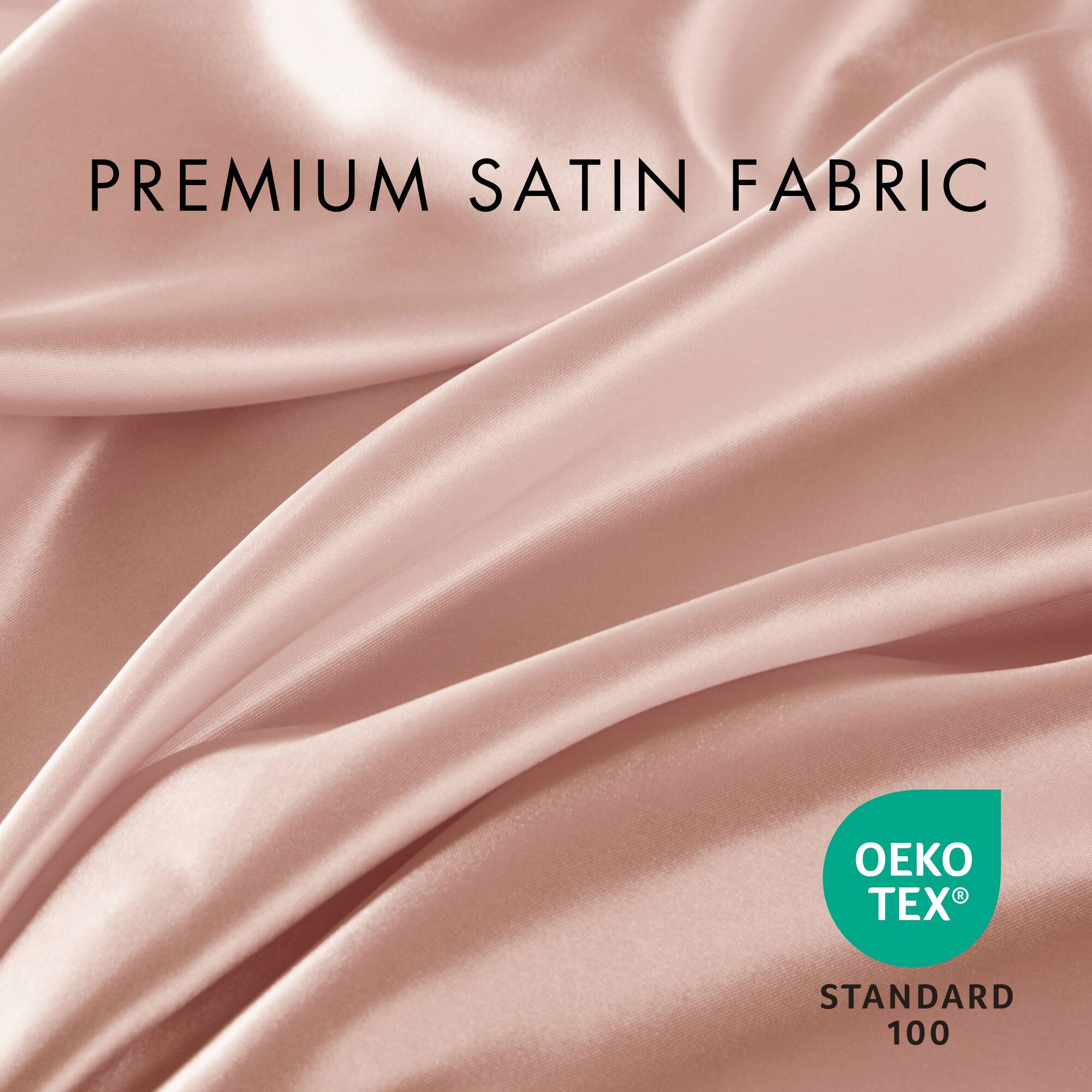 Satin - Queen Wrinkle - Free Luxurious (Set of 6) - Blush