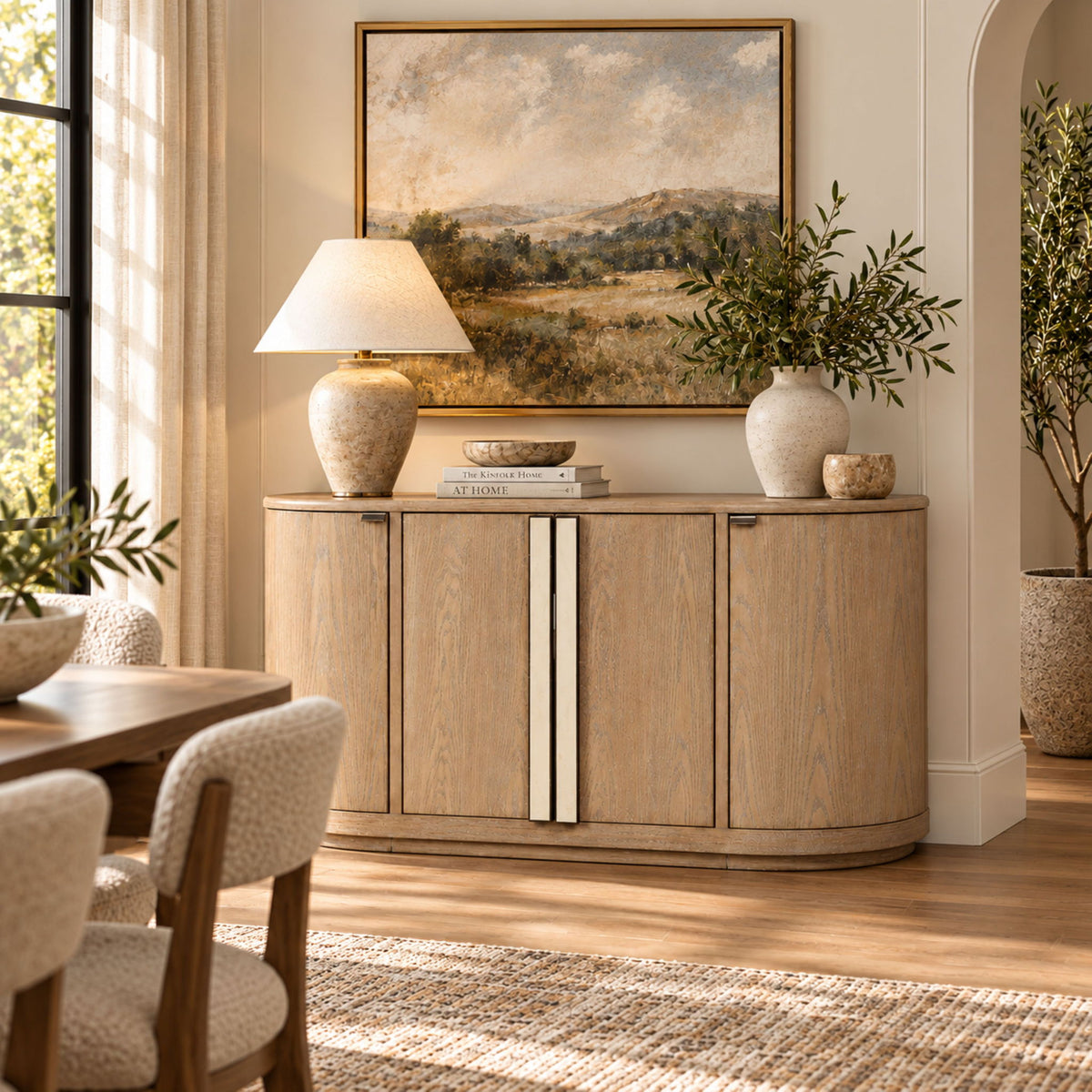 Demilune - Server - Beige