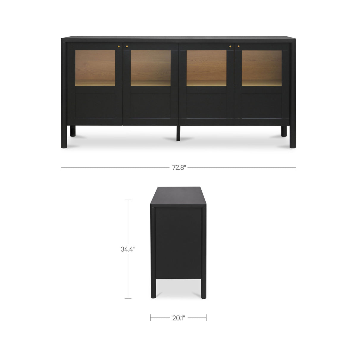 Hannah - Sideboard - Black