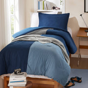 Stafford - Twin/Twin XL Comforter Set - Blue