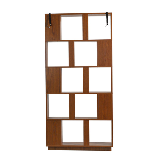 Modern 5 Tier Open Storage Bookcase