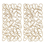 In The Loop - Wall Art (Set of 2) - Gold