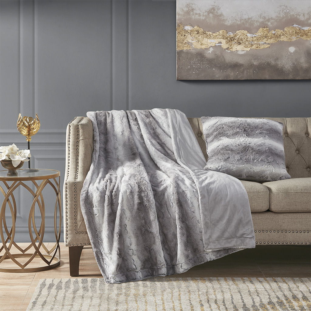 Zuri - Square Pillow - Gray