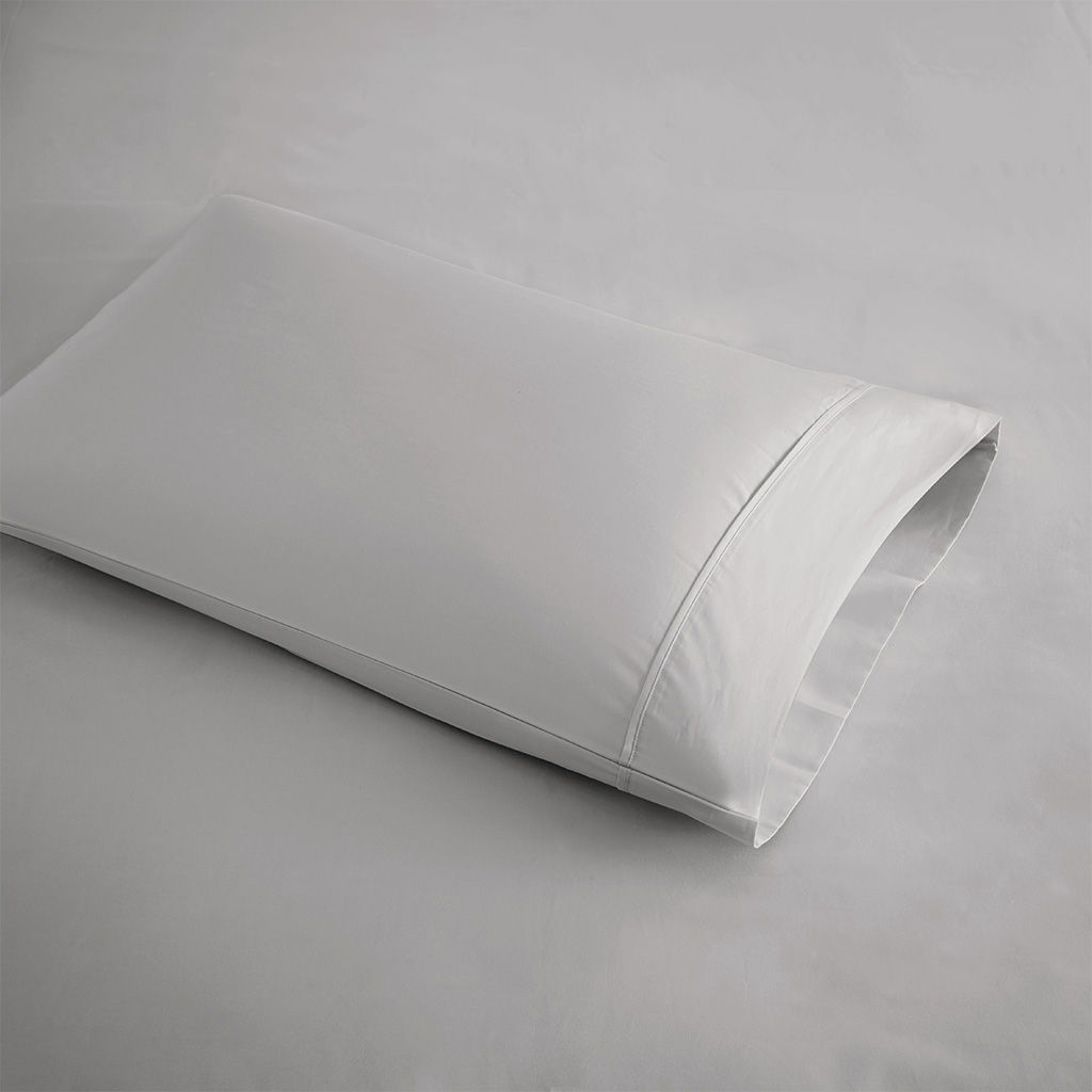 600 Thread Count - Cooling Cotton Blend 4 Piece King Sheet Set - Gray