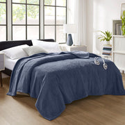 Dream Soft Heated - King Blanket - Navy