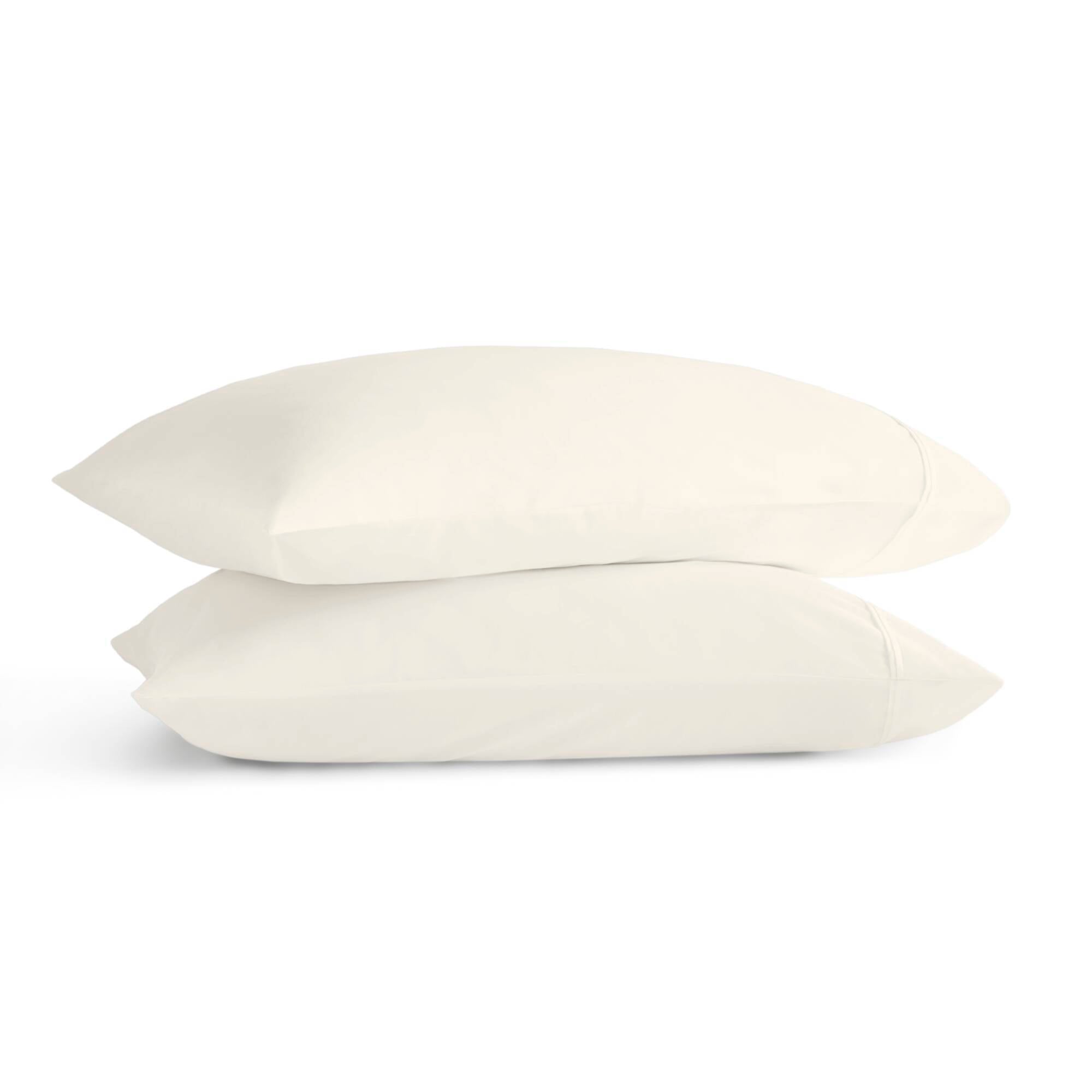 Standard Sateen Pillowcase Set - Off-White