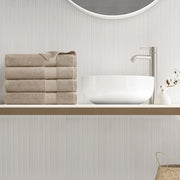 Premium Turkish Cotton 500GSM Plush Towel Set - Beige