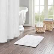 Lasso - 17" x 24" Chain Stitch Rug - White