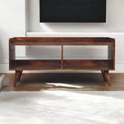 Open Top Media Unit - Brown