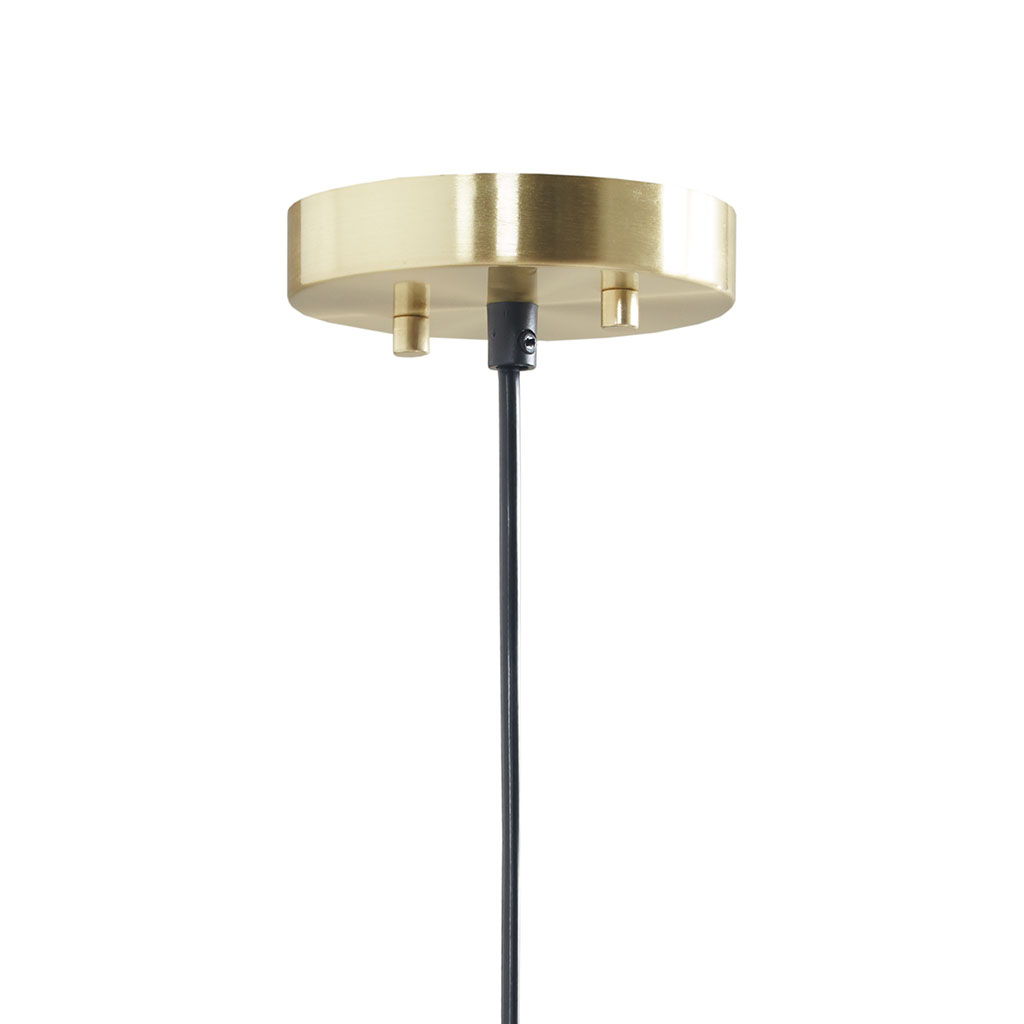 Saben - 2-Tier Pendant - Gold / White